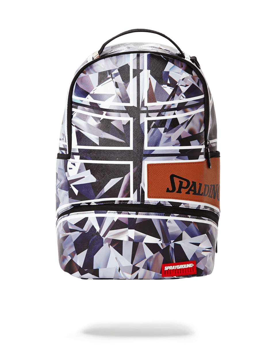SPRAYGROUND SPALDING X SPRAYGROUND ONE MILLION KARAT DIAMOND BACKPACK