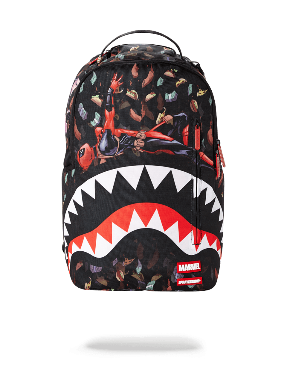 SPRAYGROUND DEADPOOL TACO$ RAIN SHARK