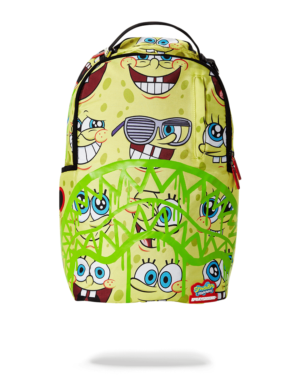 SPRAYGROUND SPONGEBOB SPRAYPAINT FACE PATTERN