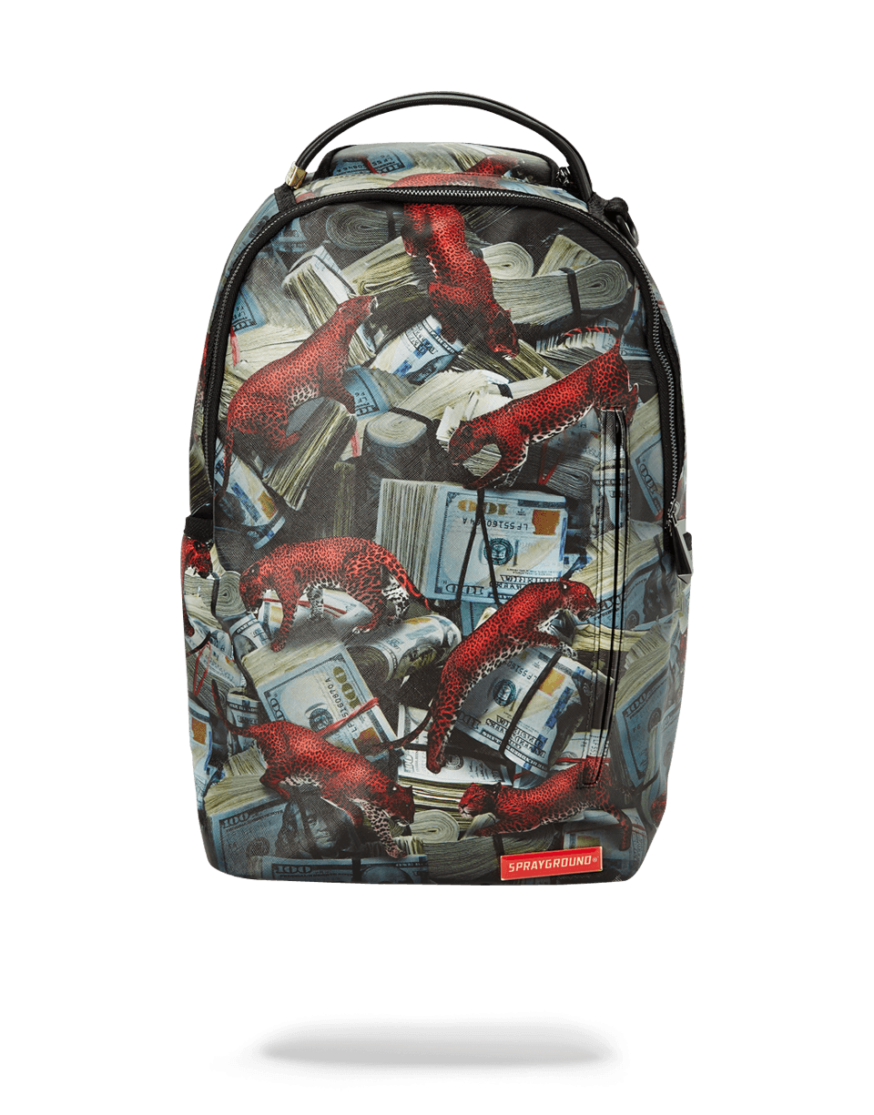 SPRAYGROUND RED LEOPARD MONEY
