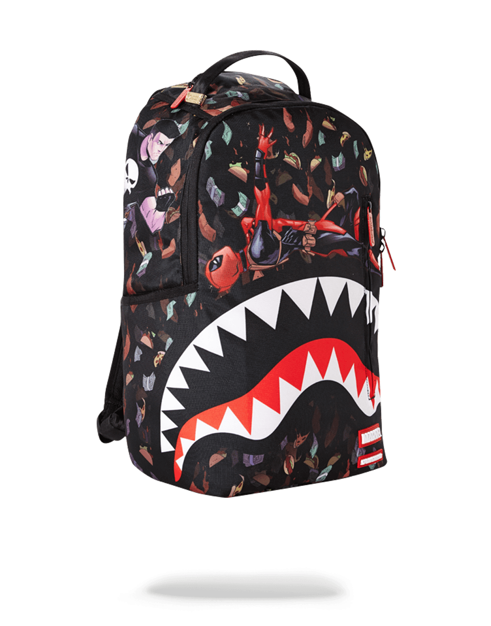 SPRAYGROUND DEADPOOL TACO$ RAIN SHARK