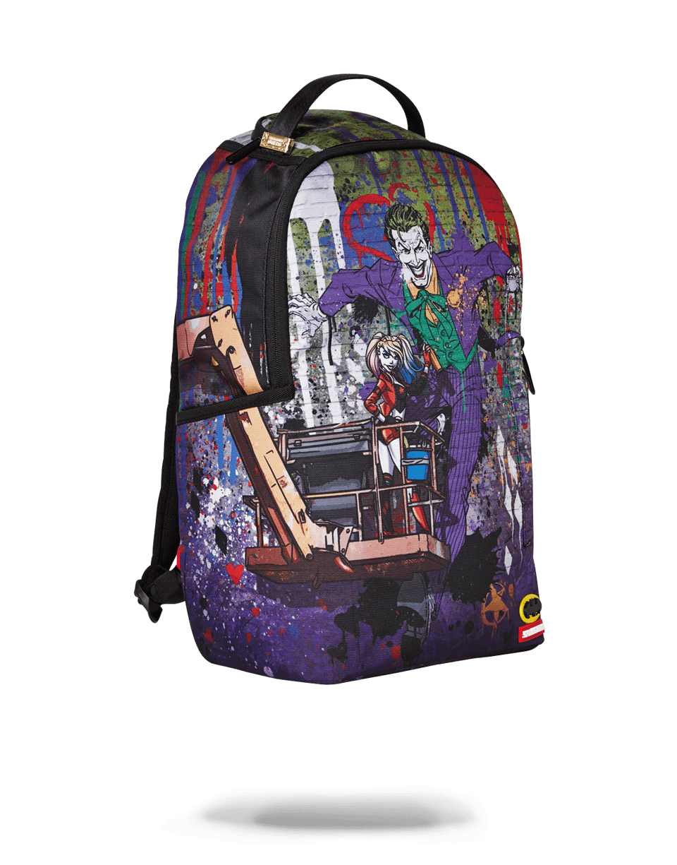 SPRAYGROUND JOKER MURAL BY HARLEY QUINN