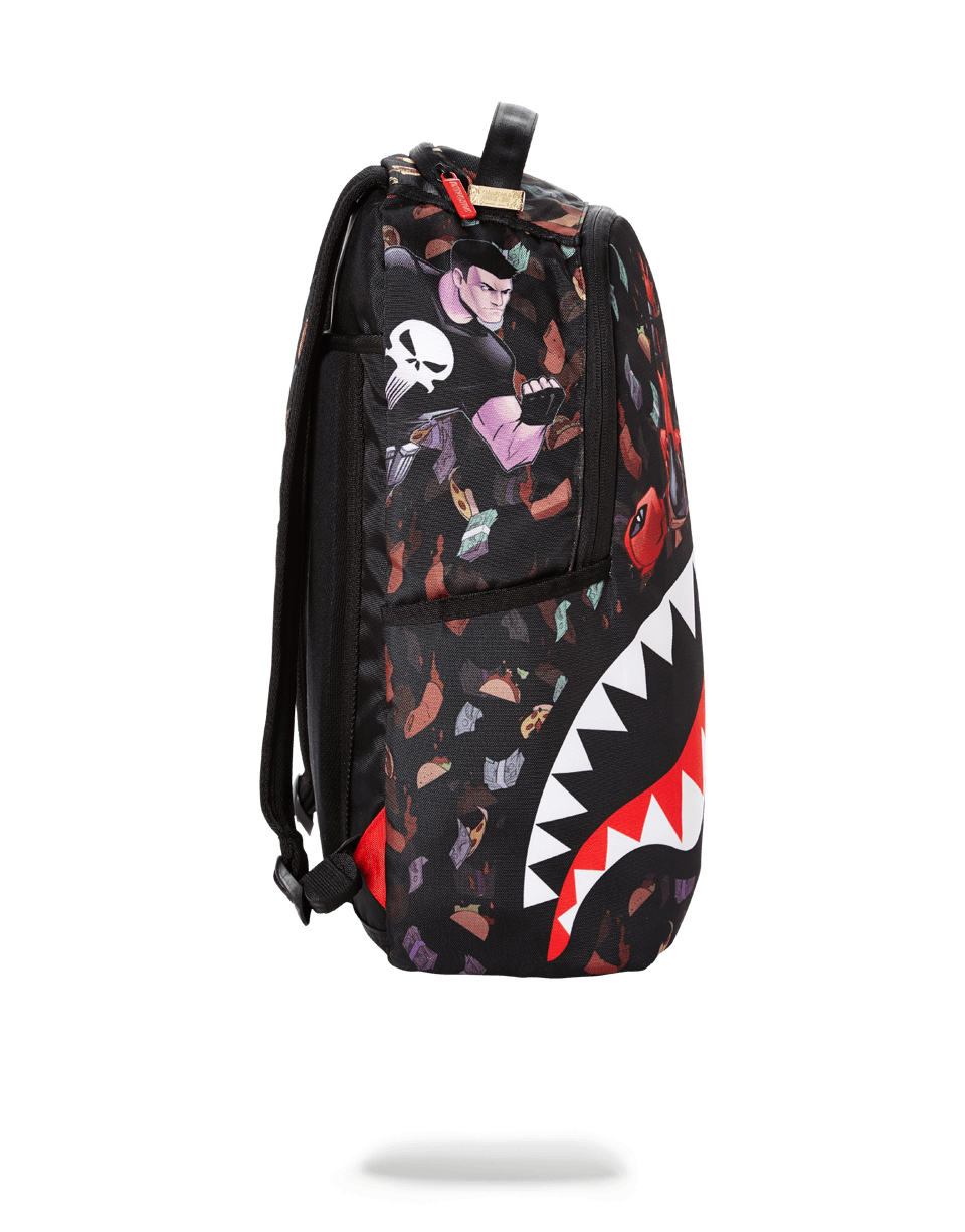 SPRAYGROUND DEADPOOL TACO$ RAIN SHARK