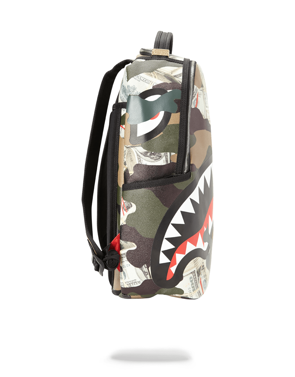 SPRAYGROUND CAMO MONEY SHARK