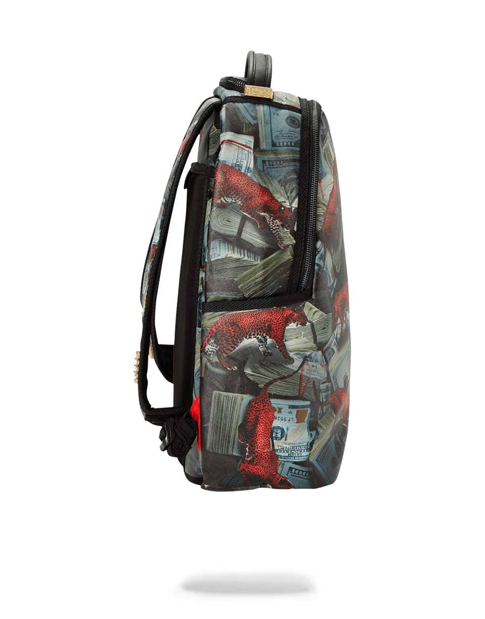 SPRAYGROUND RED LEOPARD MONEY