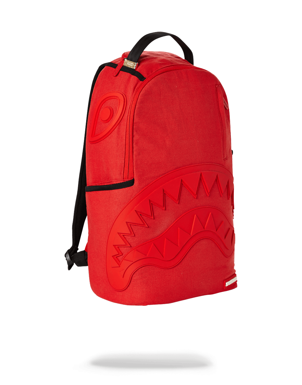 SPRAYGROUND RED GHOST RUBBER SHARK
