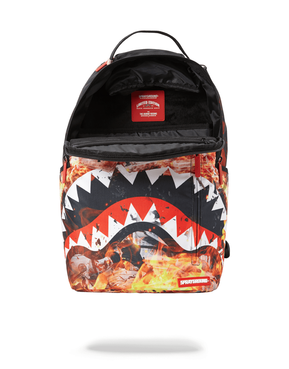 SPRAYGROUND FIRE MONEY SHARK