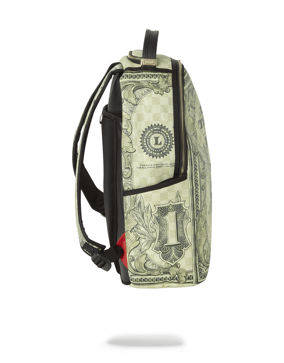SPRAYGROUND IN GOD WE TRUST GREEN BACKPACK (ONE OF ONE)