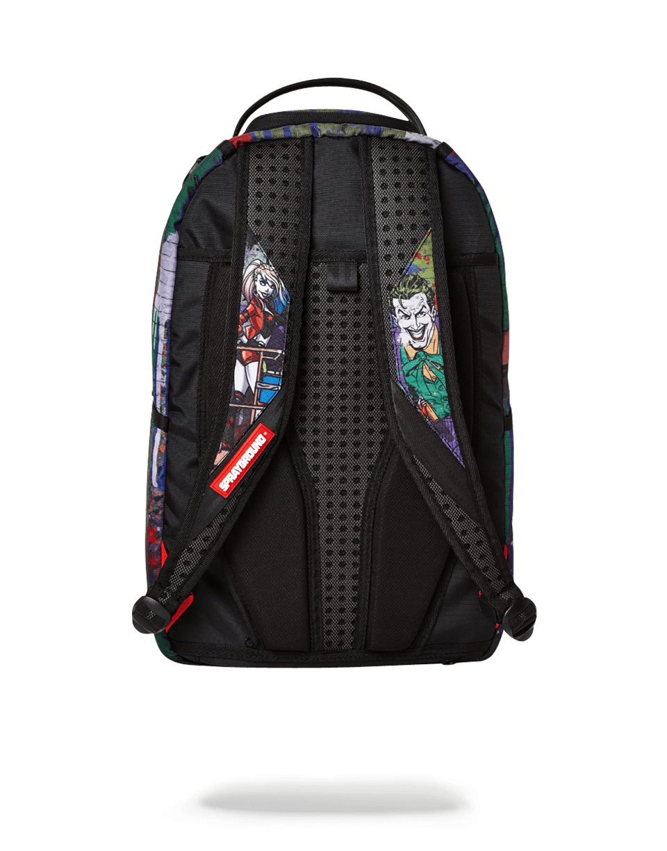 SPRAYGROUND JOKER MURAL BY HARLEY QUINN