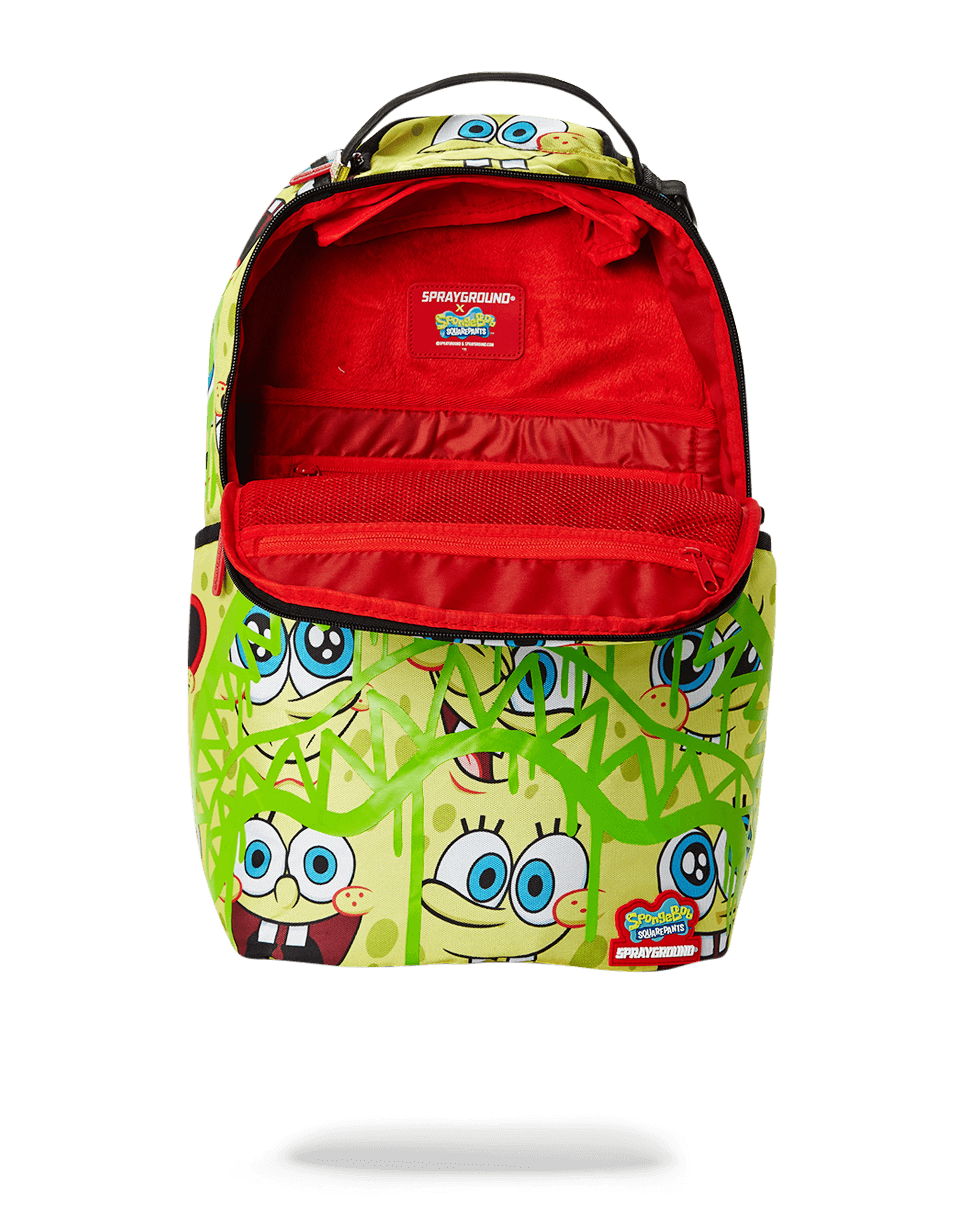 SPRAYGROUND SPONGEBOB SPRAYPAINT FACE PATTERN