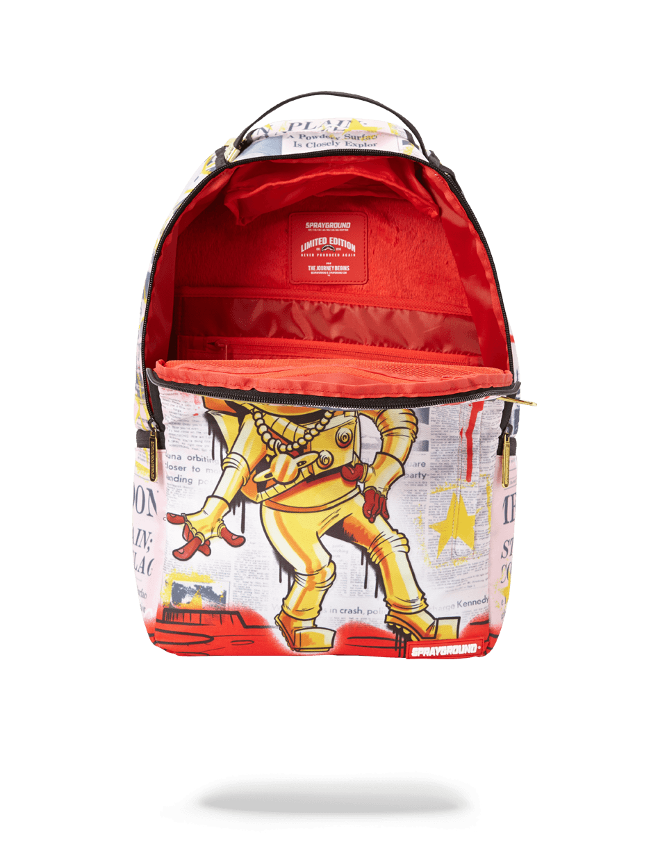 SPRAYGROUND GOLD ASTRONAUT 1969 MOON WALK