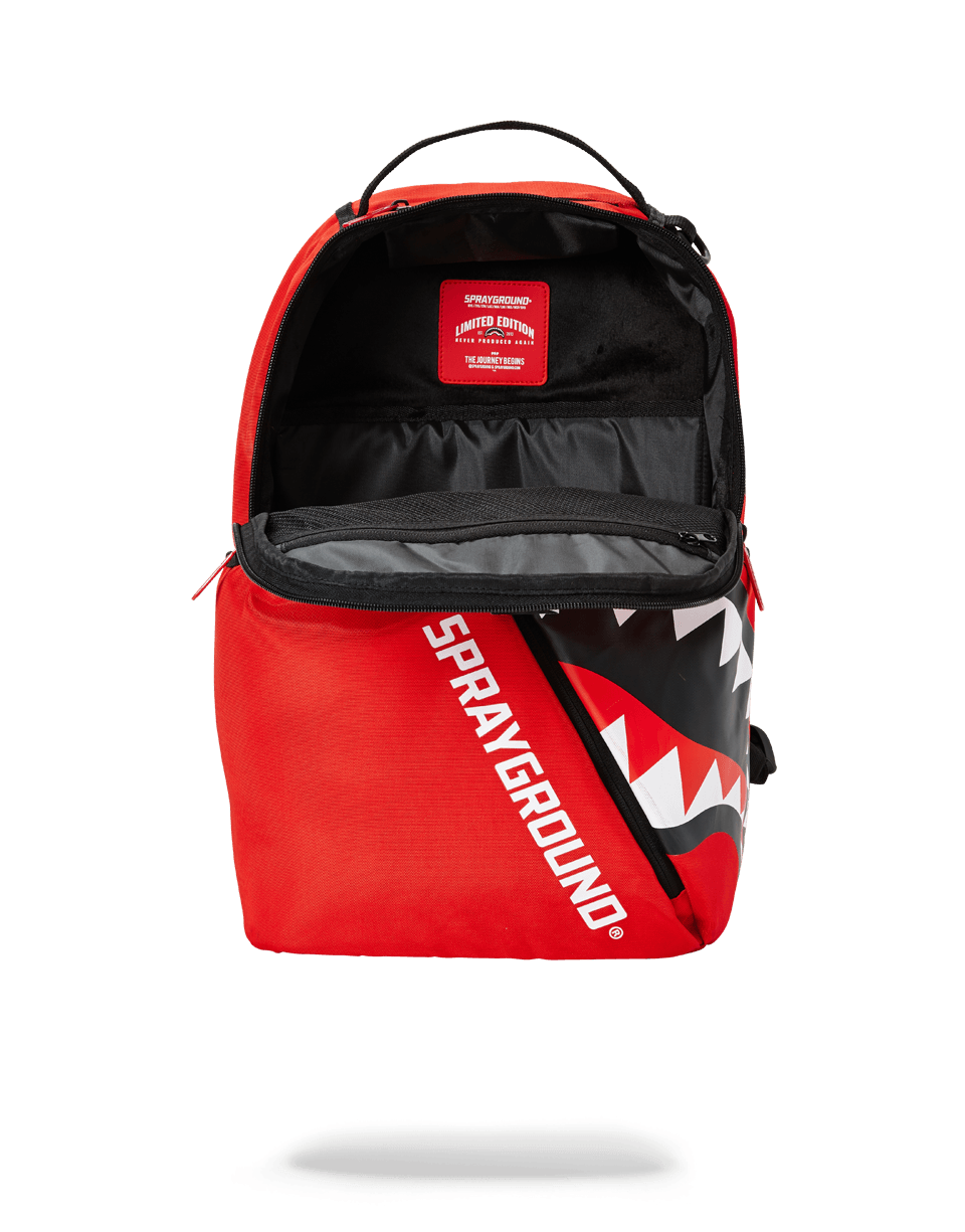 SPRAYGROUND ANGLED SHARK (RED)