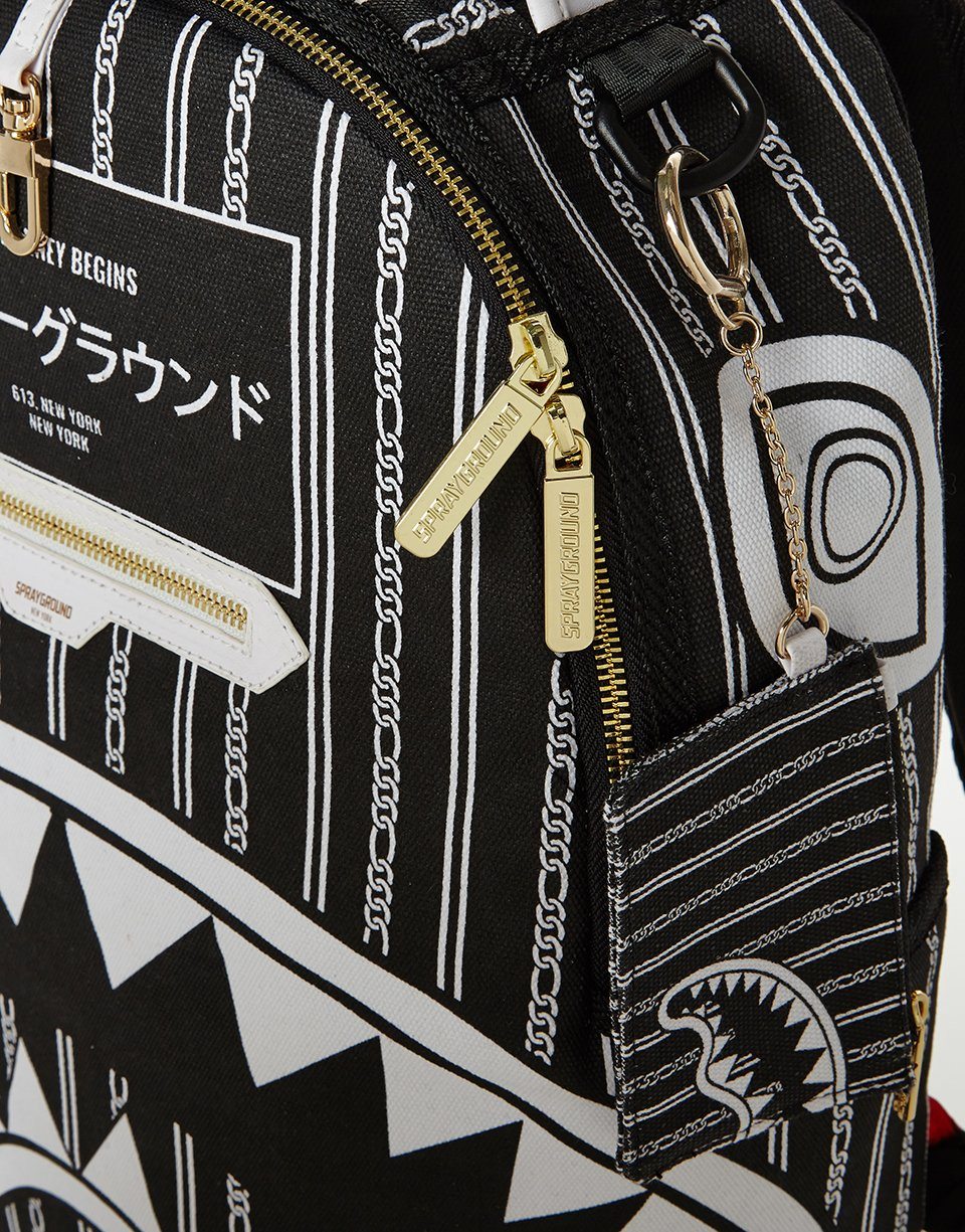 SPRAYGROUND REVERSE SHARKS IN PARIS (BLACK)