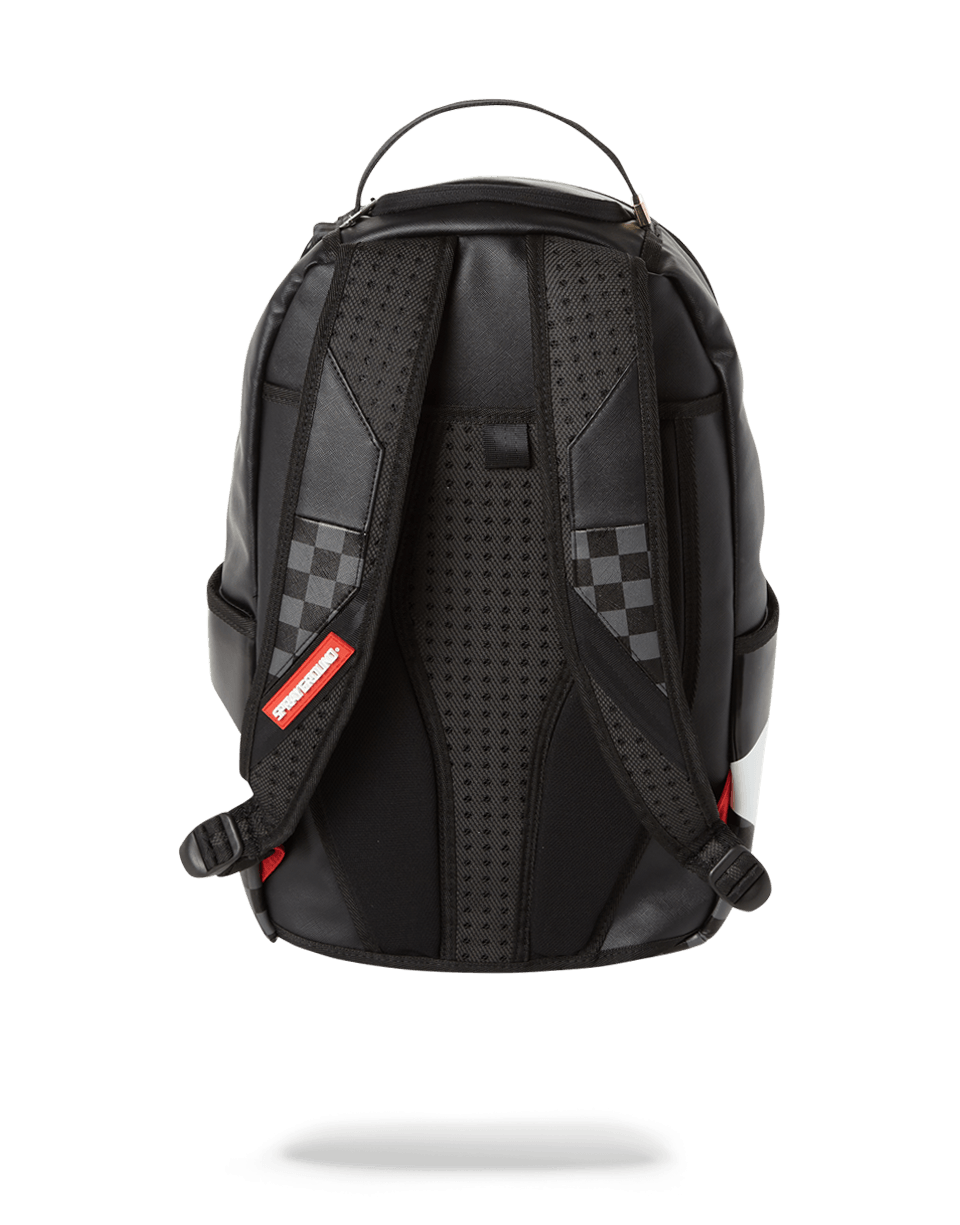 SPRAYGROUND BLACK HALF CHECK SHARKS IN PARIS BACKPACK (ONE OF ONE)