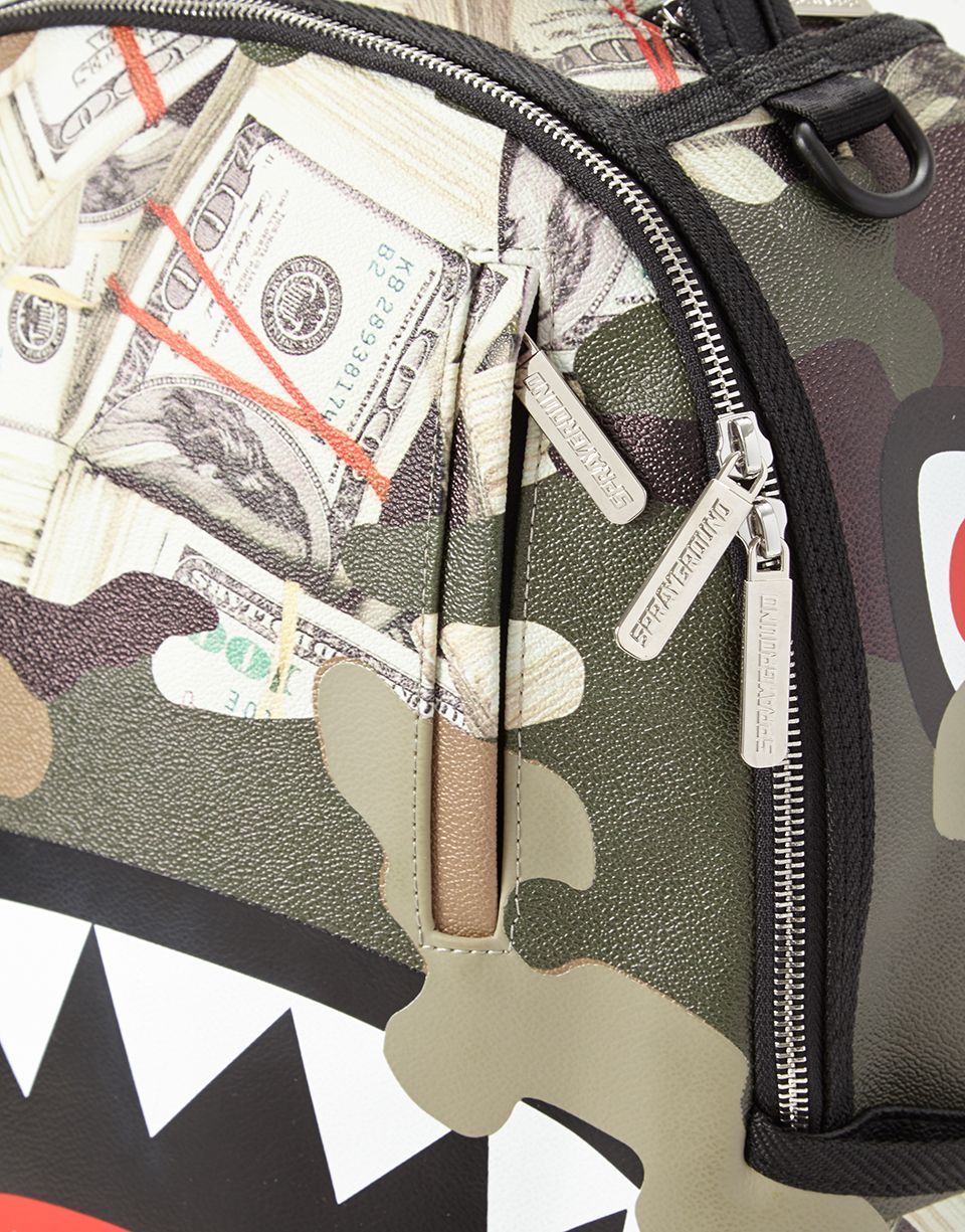 SPRAYGROUND CAMO MONEY SHARK