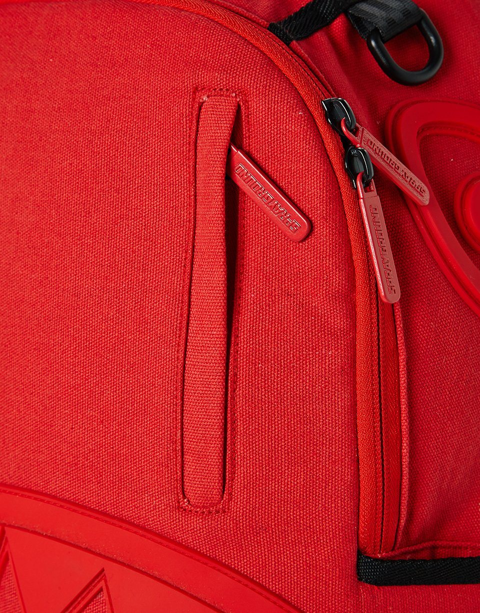 SPRAYGROUND RED GHOST RUBBER SHARK