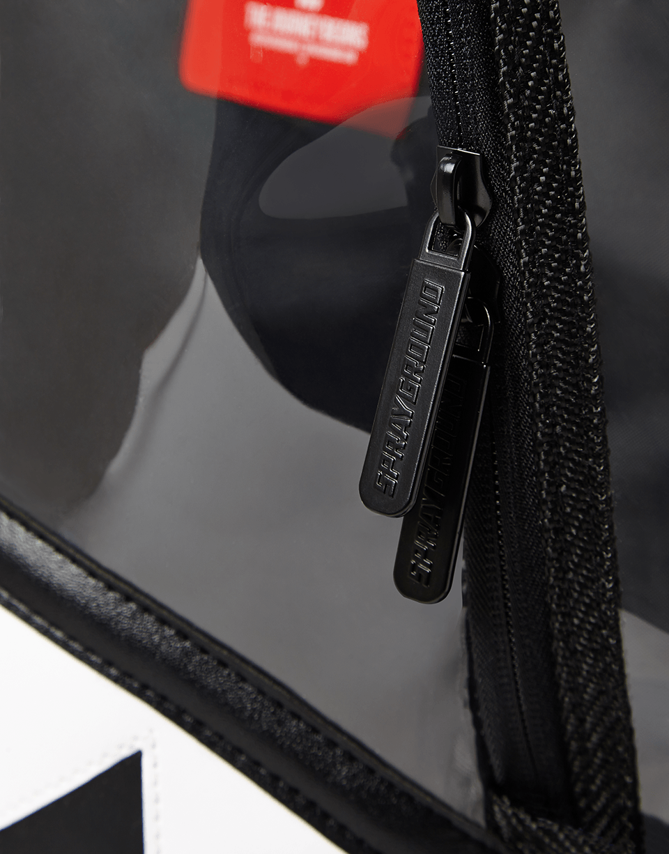 SPRAYGROUND ANGLED 20/20 VISION SHARK CLEAR BACKPACK