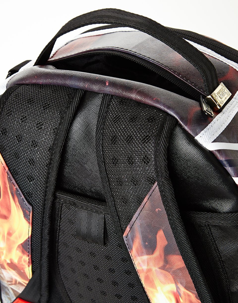 SPRAYGROUND SPALDING X SPRAYGROUND FIRE MONEY BACKPACK