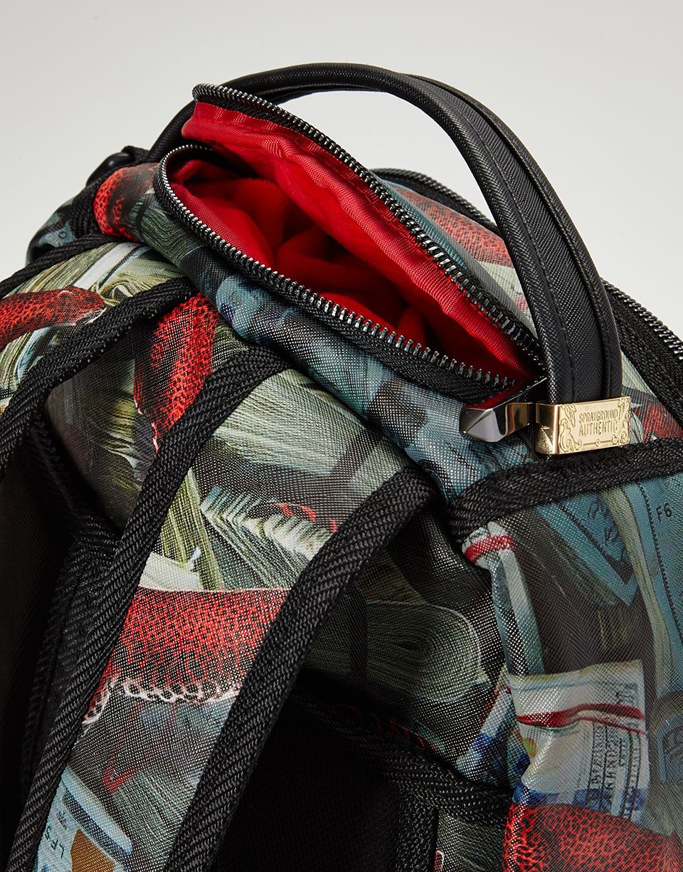 SPRAYGROUND RED LEOPARD MONEY