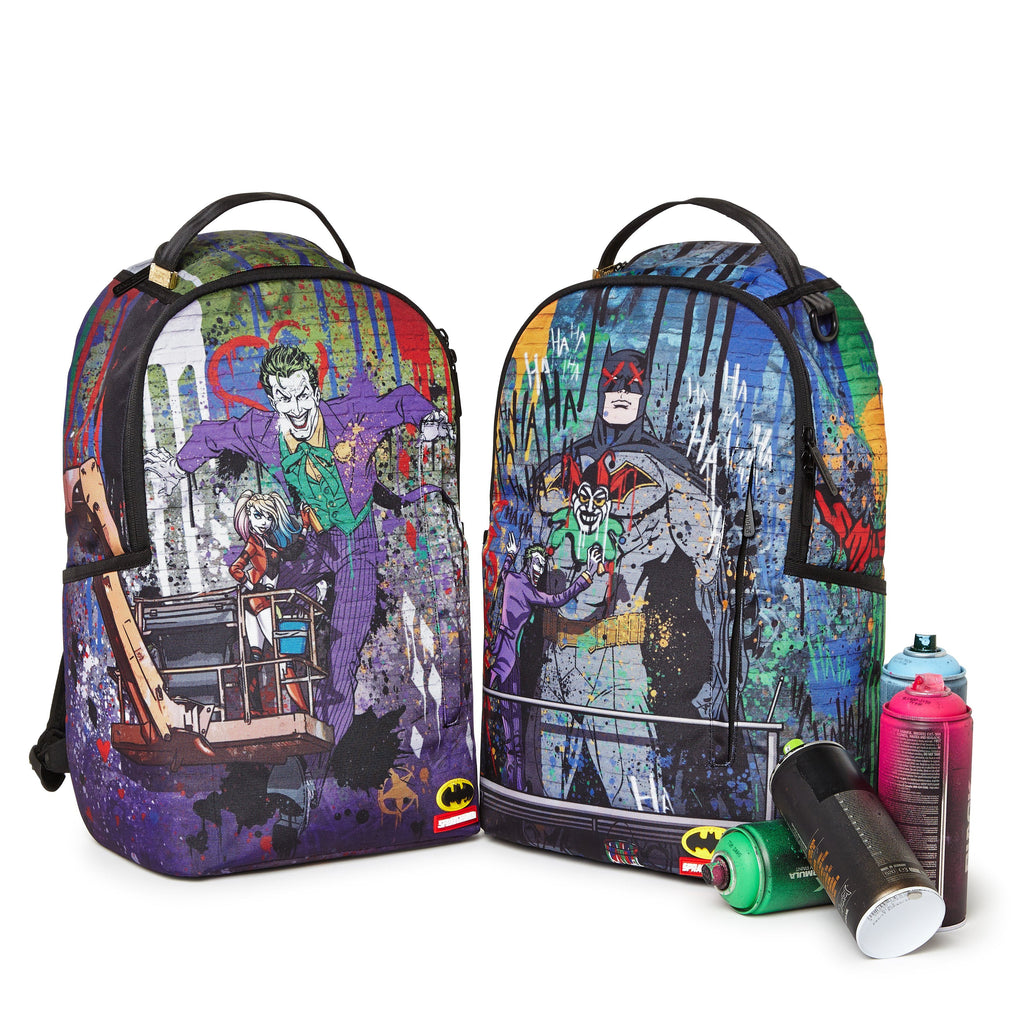 SPRAYGROUND JOKER MURAL BY HARLEY QUINN