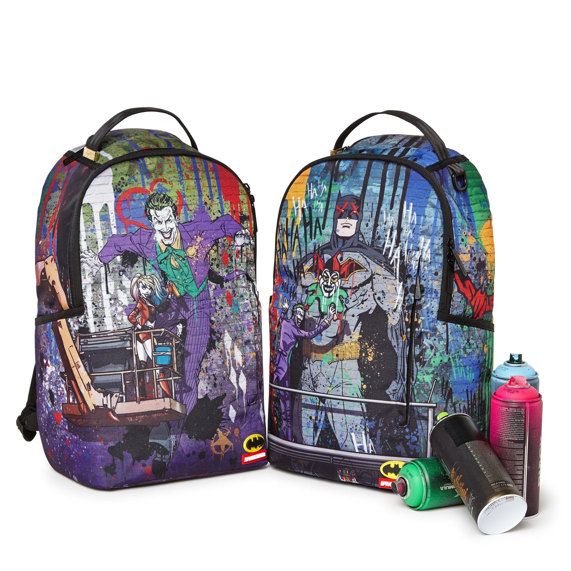 SPRAYGROUND JOKER MURAL BY HARLEY QUINN