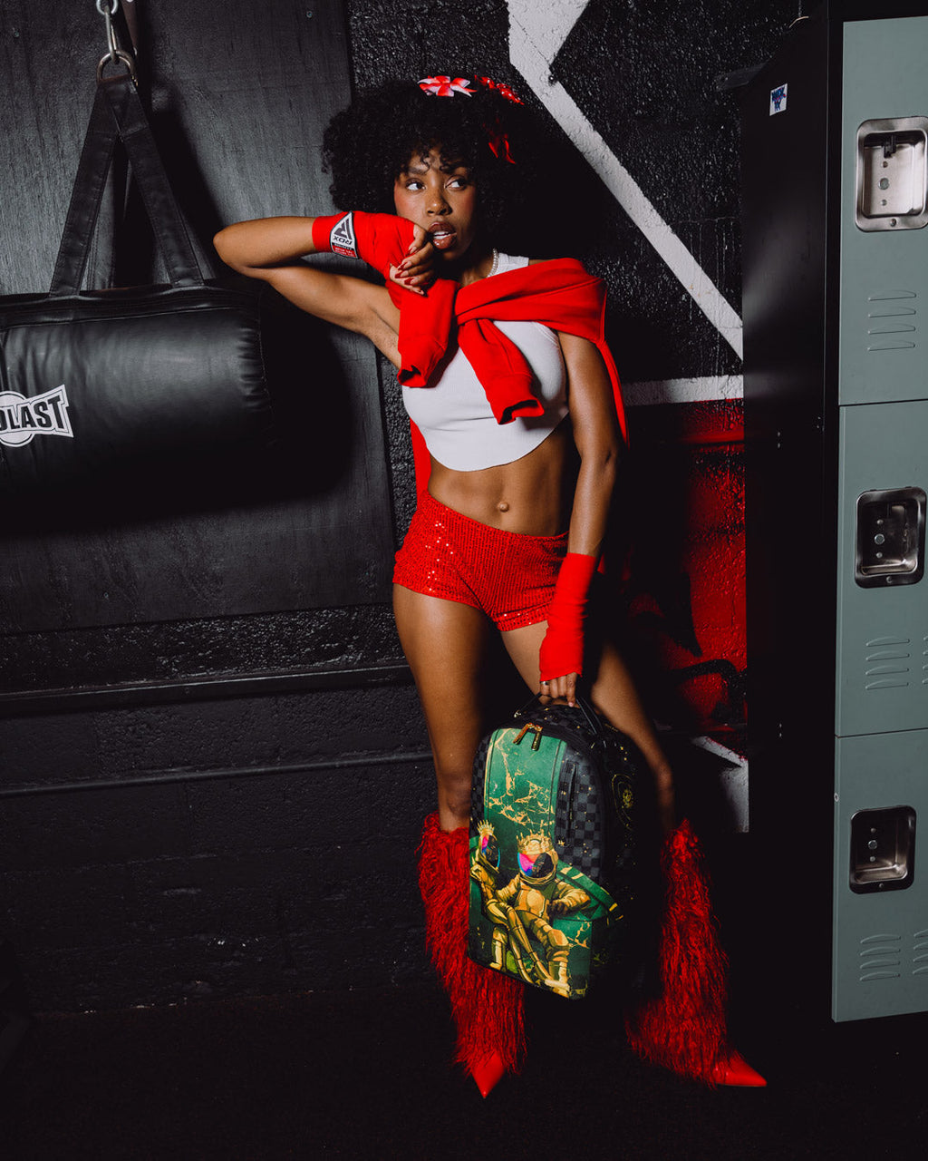 SPRAYGROUND ASTROMANE & QUEEN BACKPACK