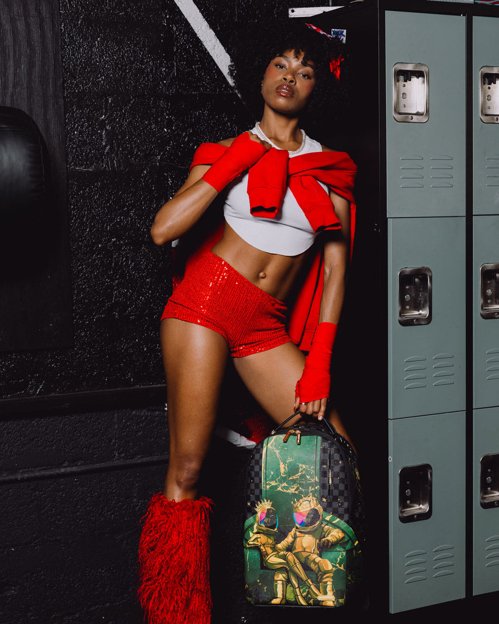SPRAYGROUND ASTROMANE & QUEEN BACKPACK