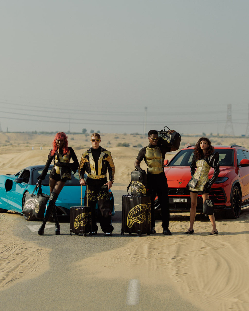 SPRAYGROUND GOLD FANG BACKPACK