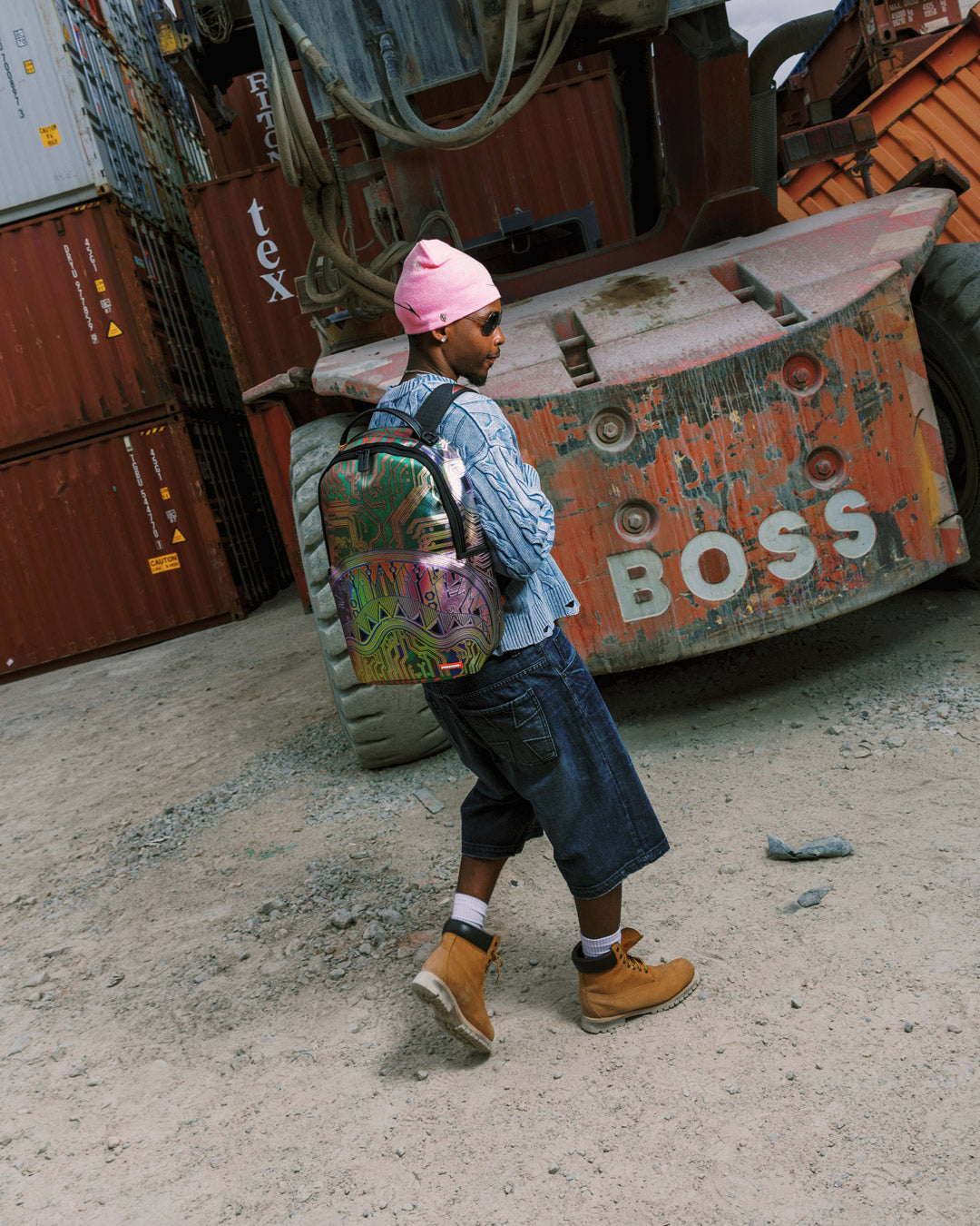 SPRAYGROUND CIRCUIT BOARD MAGNETIC GRID BACKPACK