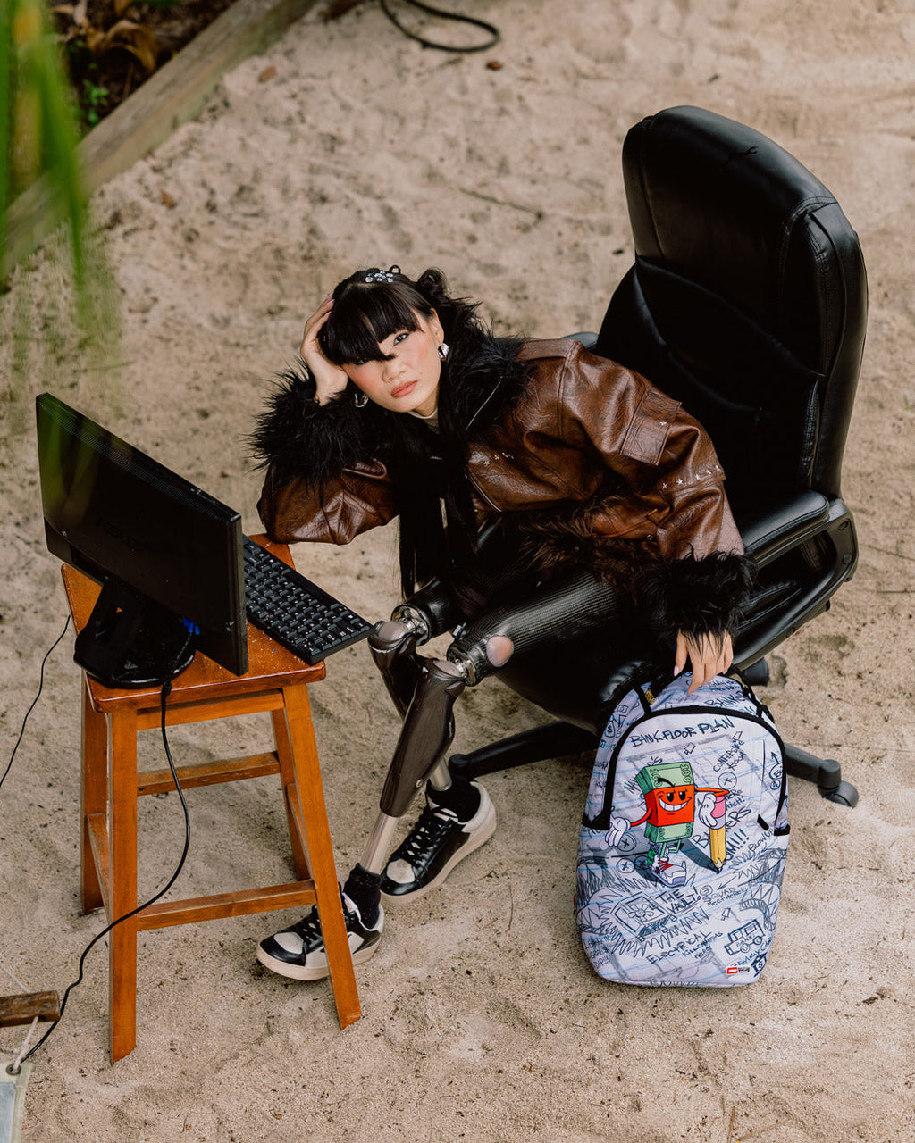 SPRAYGROUND MONEY BOY SCHEMATICS BACKPACK