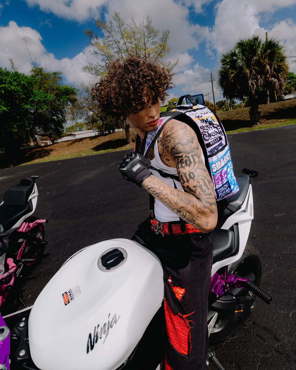 SPRAYGROUND RIGHT DAY RIGHT ONE BACKPACK