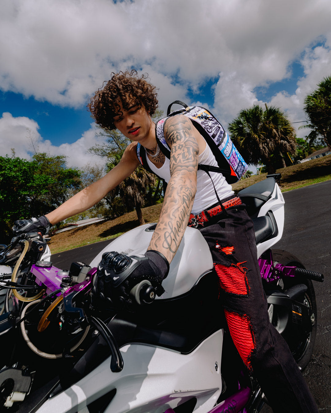 SPRAYGROUND RIGHT DAY RIGHT ONE BACKPACK