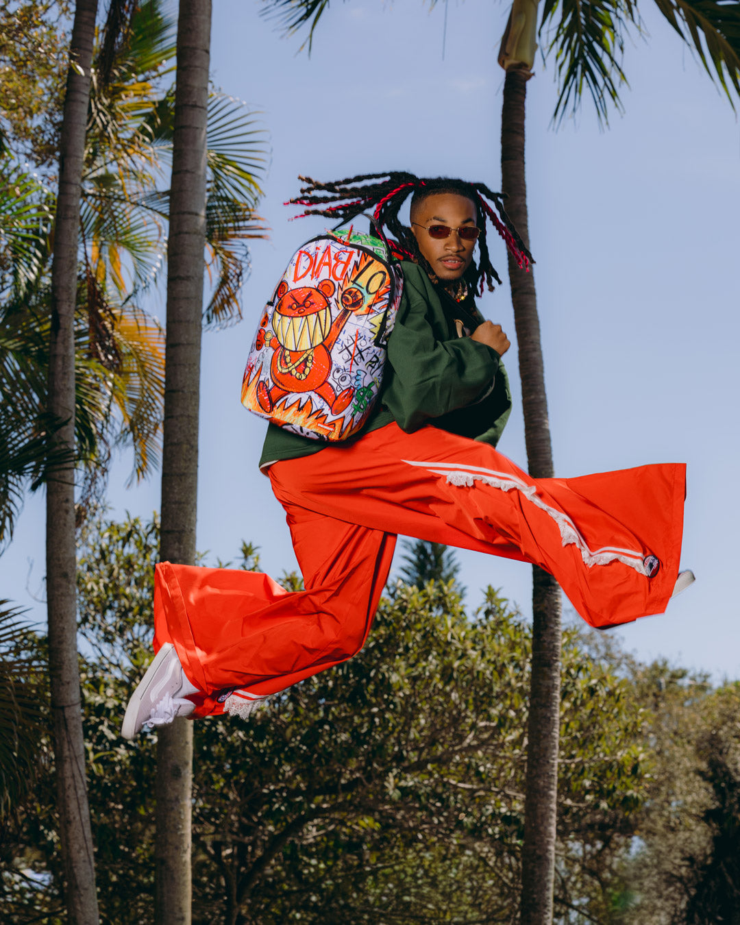SPRAYGROUND DOODLE DIABLO ESSAY BACKPACK