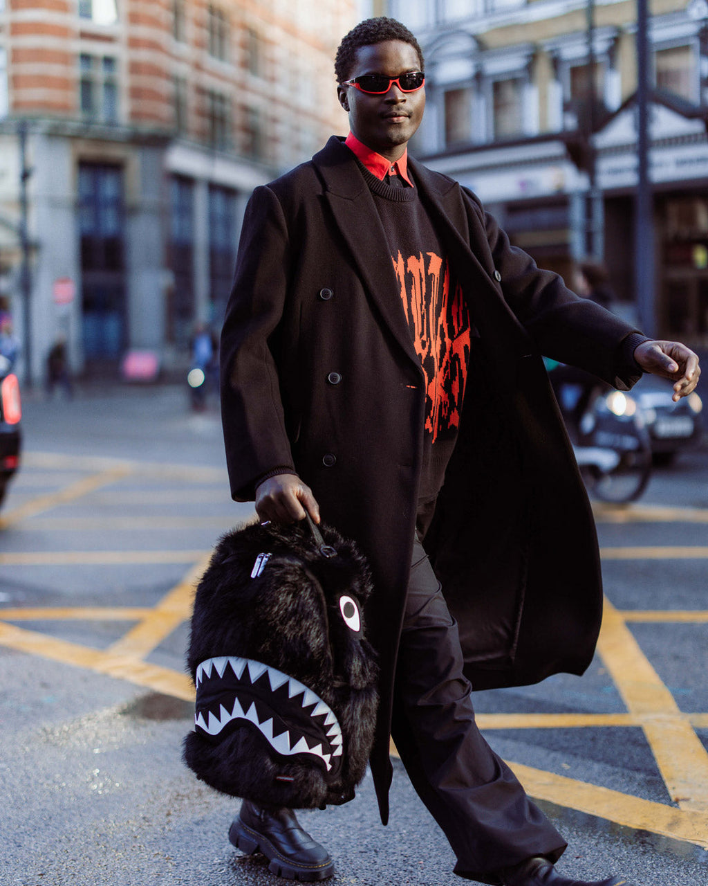 SPRAYGROUND FURZILLA SHARK (NIGHT) BACKPACK