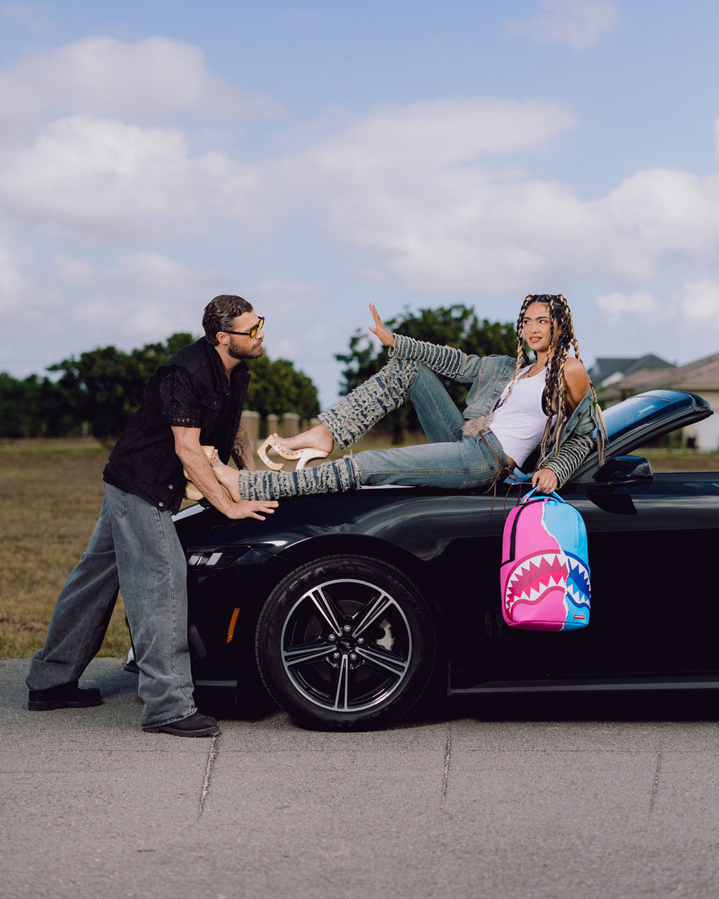 SPRAYGROUND SHARK CENTRAL ZEN BACKPACK
