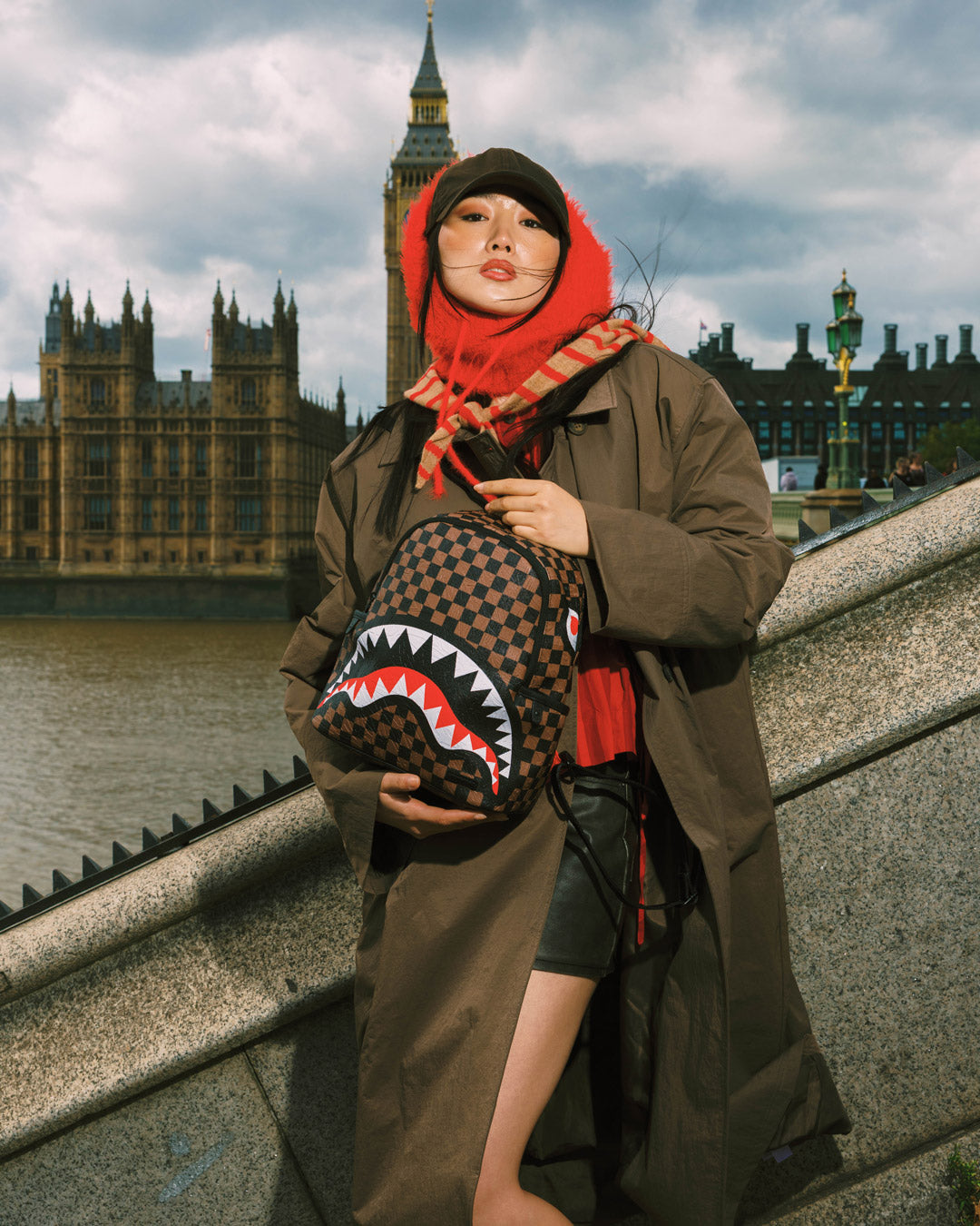 SPRAYGROUND THE PRIVATE JET SHARK CLUB SAVAGE BACKPACK