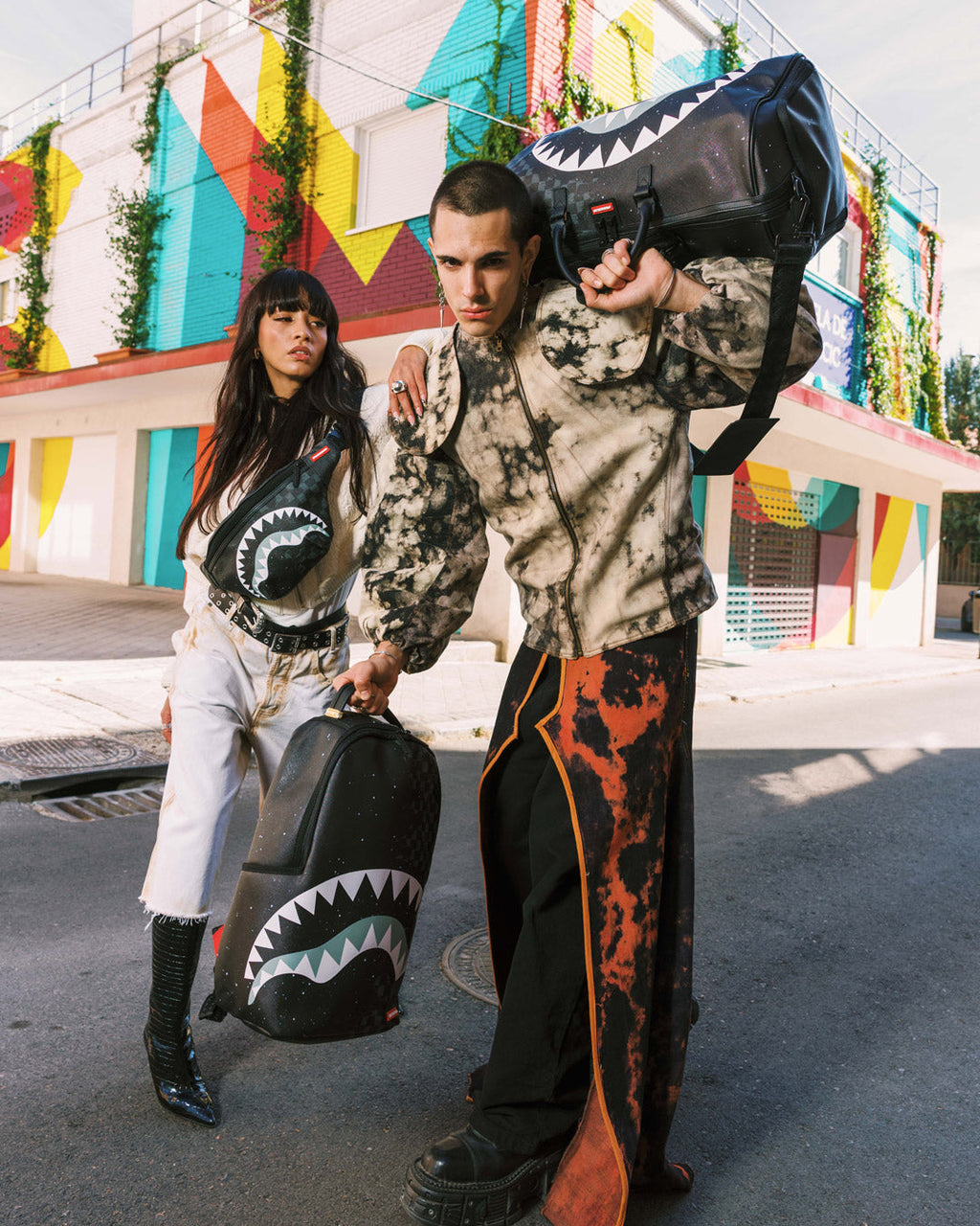 SPRAYGROUND DEEPSPACE SIDE DRIP BACKPACK