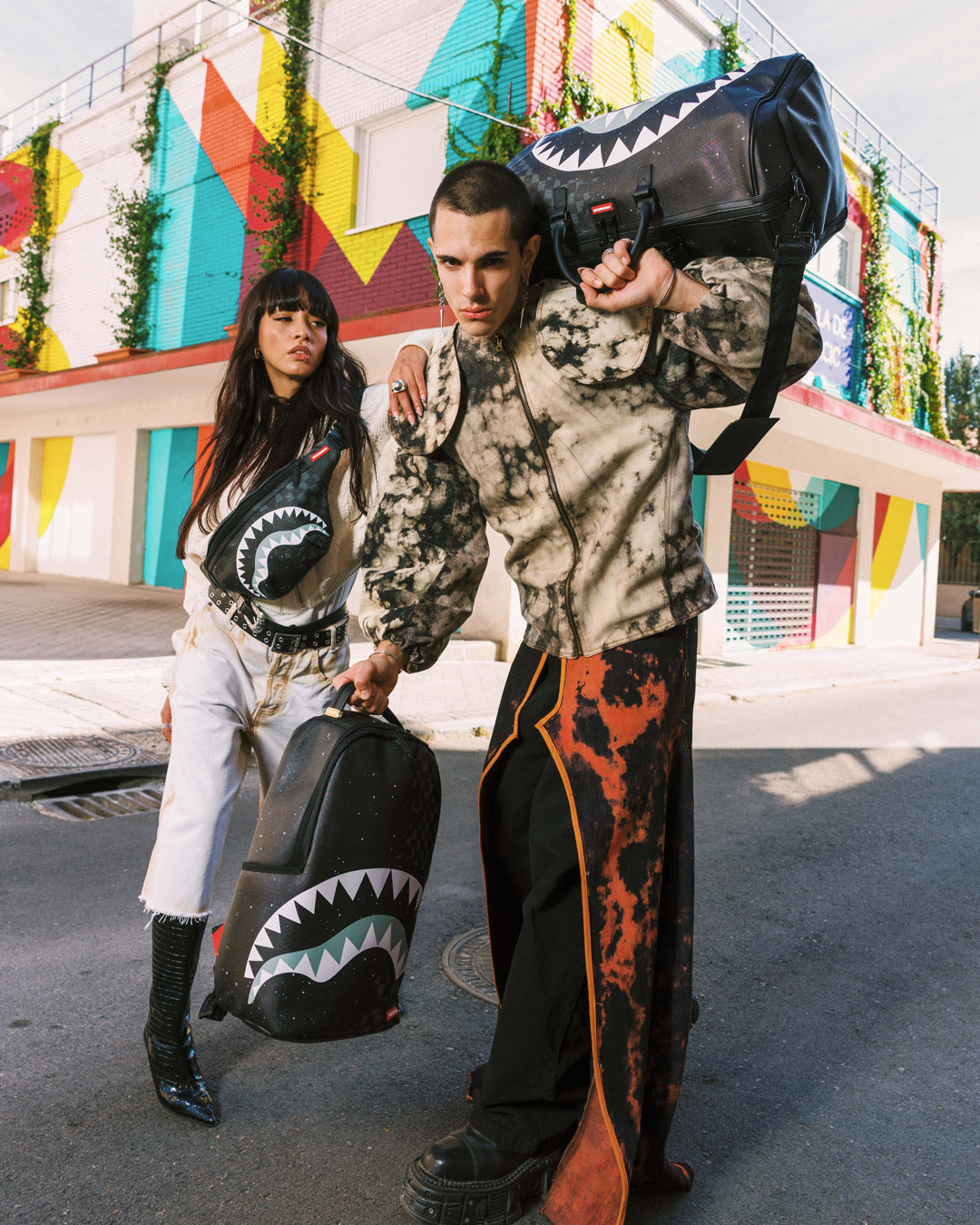SPRAYGROUND DEEPSPACE SIDE DRIP BACKPACK