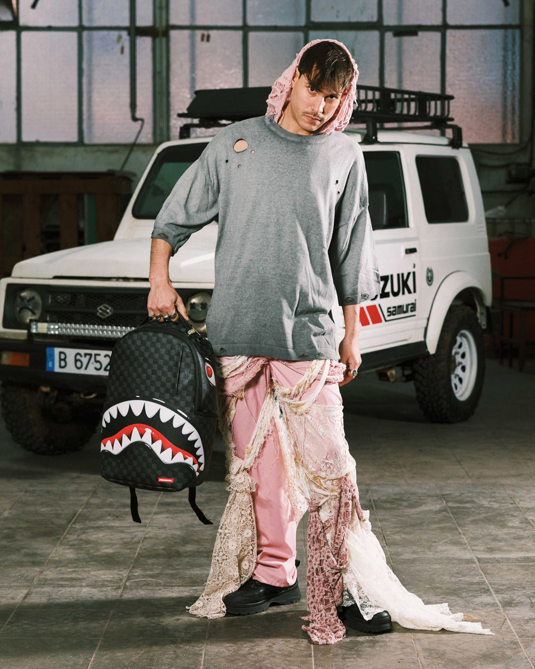 SPRAYGROUND SHARKS IN PARIS HYPER PUFF BACKPACK