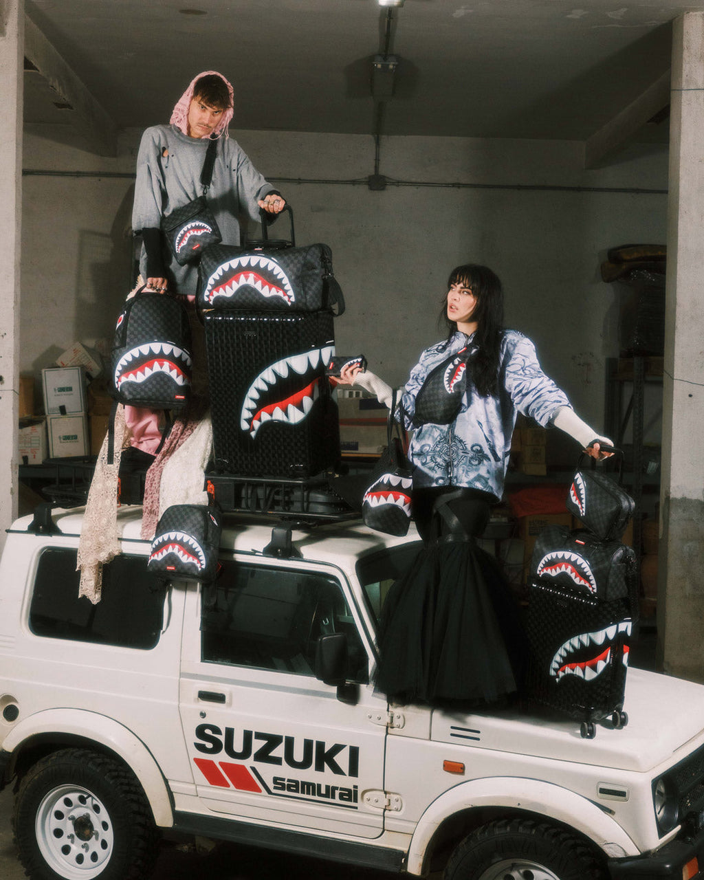 SPRAYGROUND SHARKS IN PARIS HYPER PUFF BACKPACK