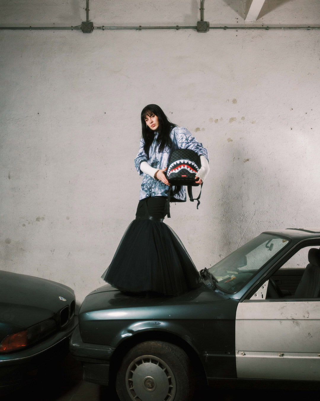 SPRAYGROUND SHARKS IN PARIS HYPER PUFF SAVAGE BACKPACK