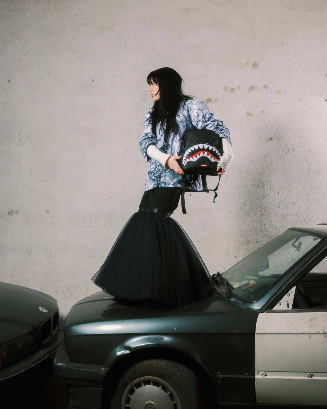 SPRAYGROUND SHARKS IN PARIS HYPER PUFF SAVAGE BACKPACK