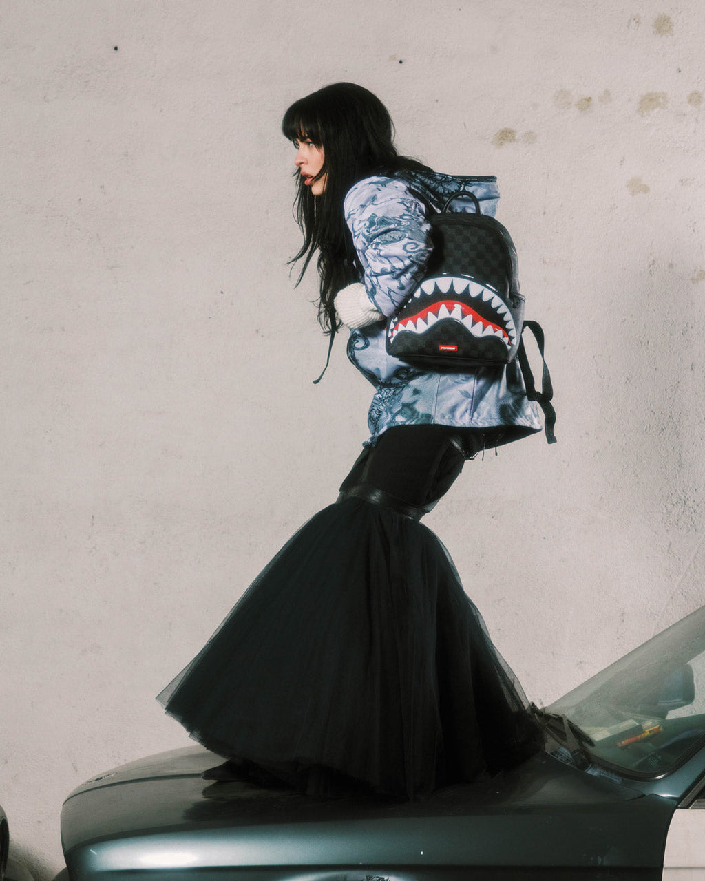 SPRAYGROUND SHARKS IN PARIS HYPER PUFF SAVAGE BACKPACK