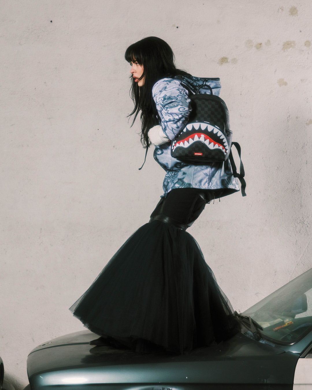 SPRAYGROUND SHARKS IN PARIS HYPER PUFF SAVAGE BACKPACK