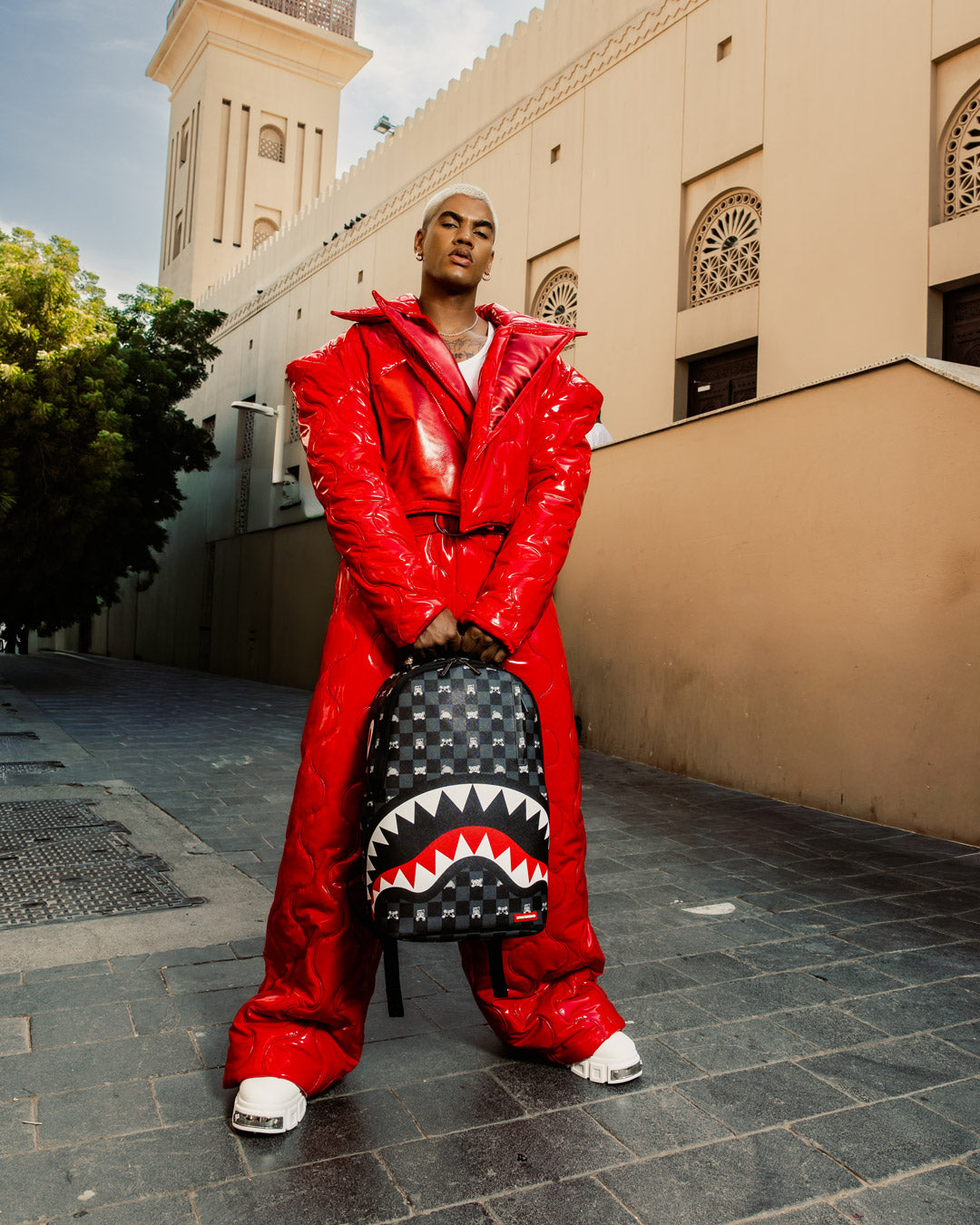 SPRAYGROUND SHARK MOB HIDEOUT BACKPACK