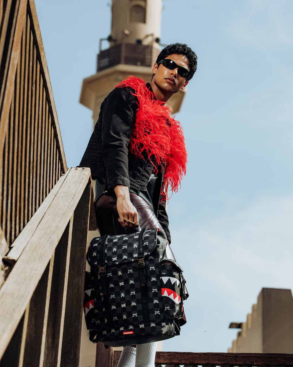 SPRAYGROUND SHARK MOB HIDEOUT MONTE CARLO BACKPACK