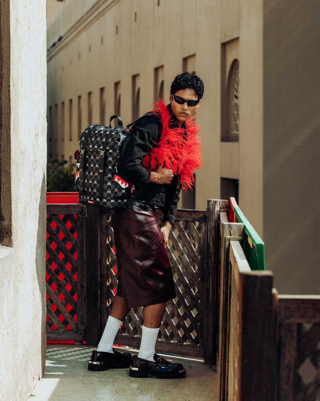 SPRAYGROUND SHARK MOB HIDEOUT MONTE CARLO BACKPACK