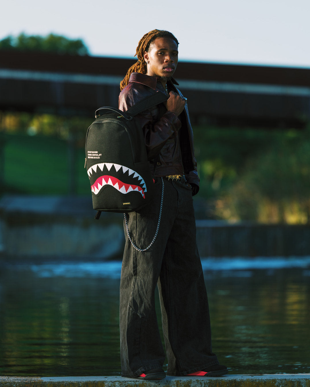 SPRAYGROUND SHARK CENTRAL AEROFLEX BACKPACK