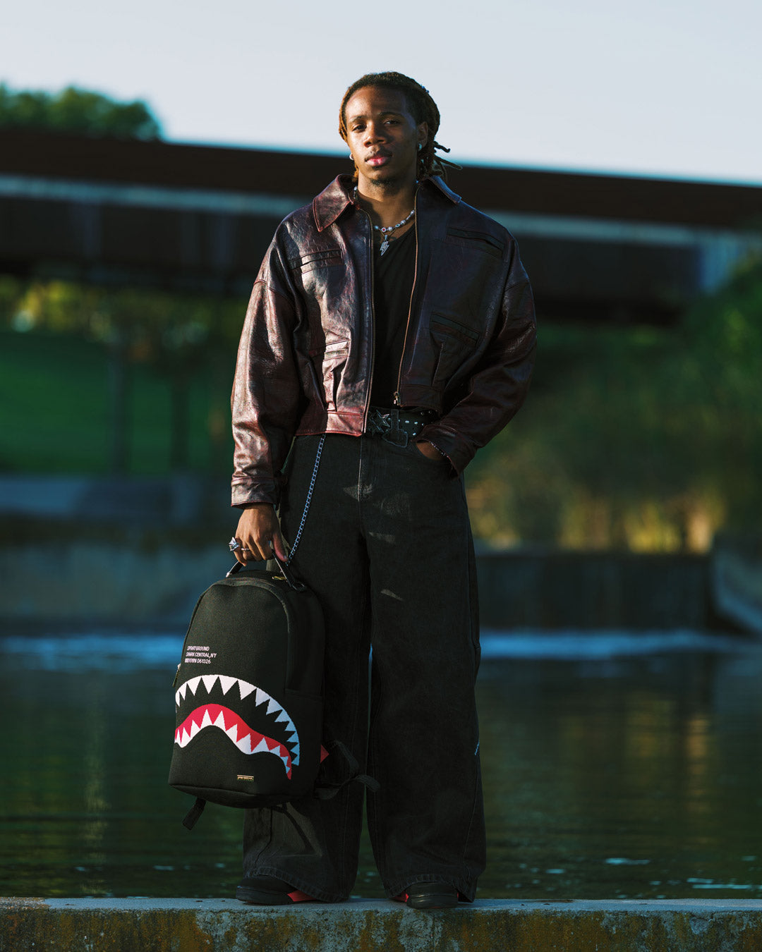 SPRAYGROUND SHARK CENTRAL AEROFLEX BACKPACK