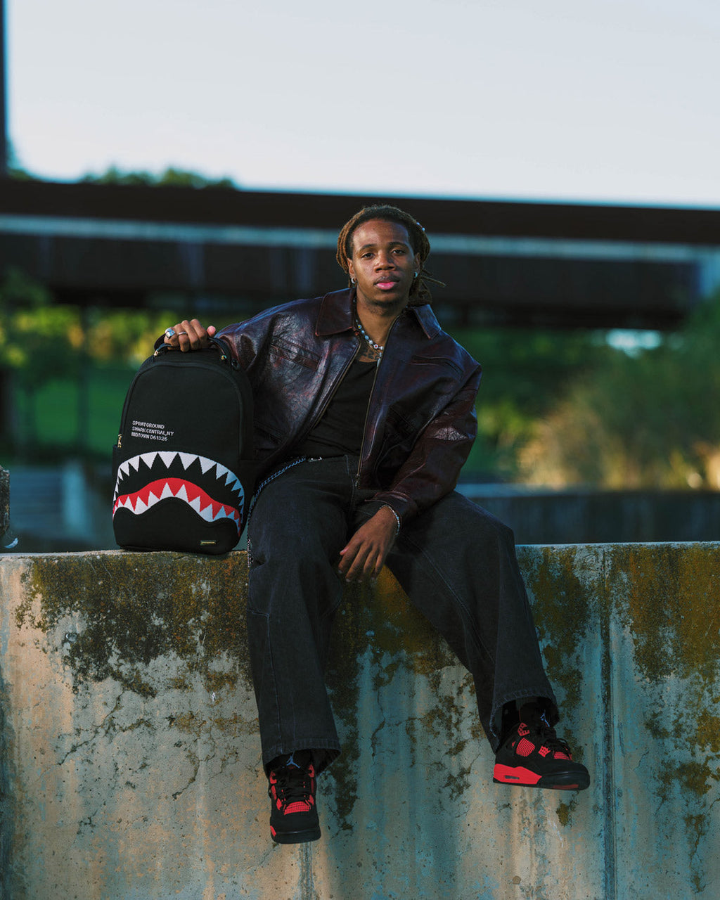 SPRAYGROUND SHARK CENTRAL AEROFLEX BACKPACK